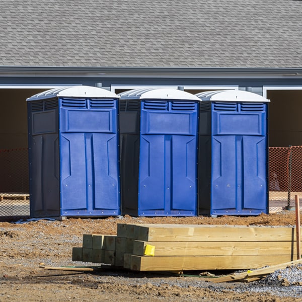 is there a specific order in which to place multiple portable toilets in Orkney Springs Virginia